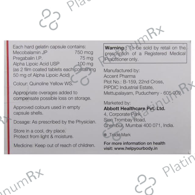 Nervup PG Capsule 10s