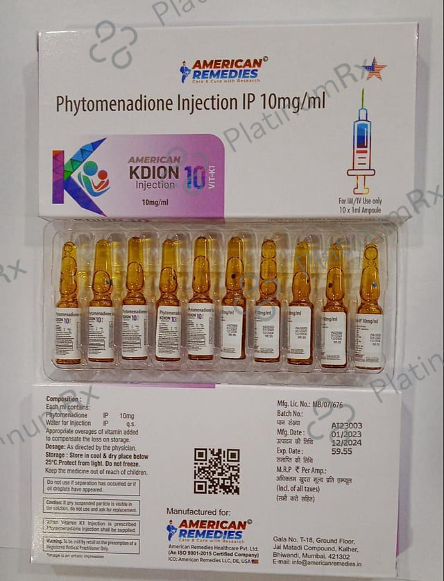 Kdion 10mg Injection 1ml