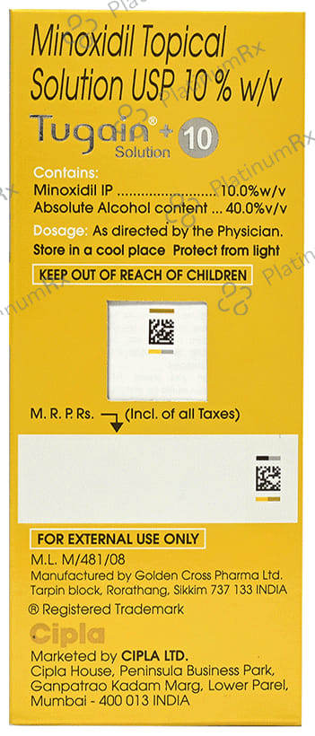 Tugain Plus 10 Solution 60ml