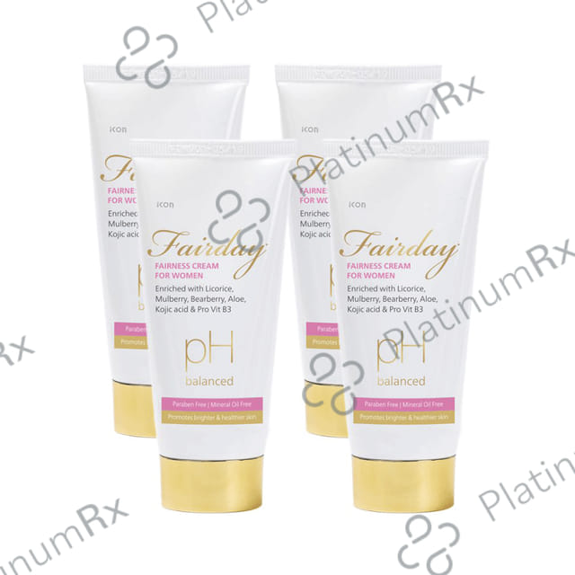 Fairday Fairness Cream for Women (50gm Each) 4 Tube