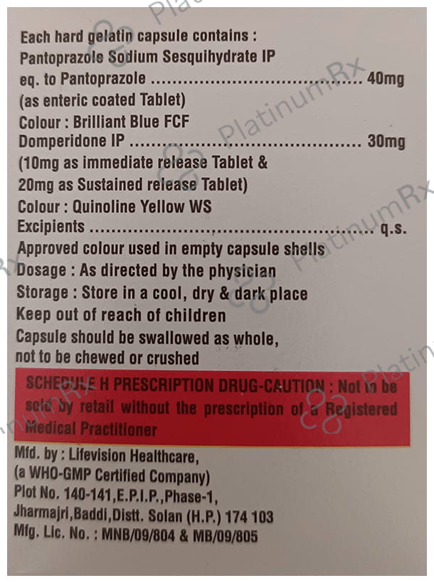 Leopep DSR 30/40mg Capsule 10s