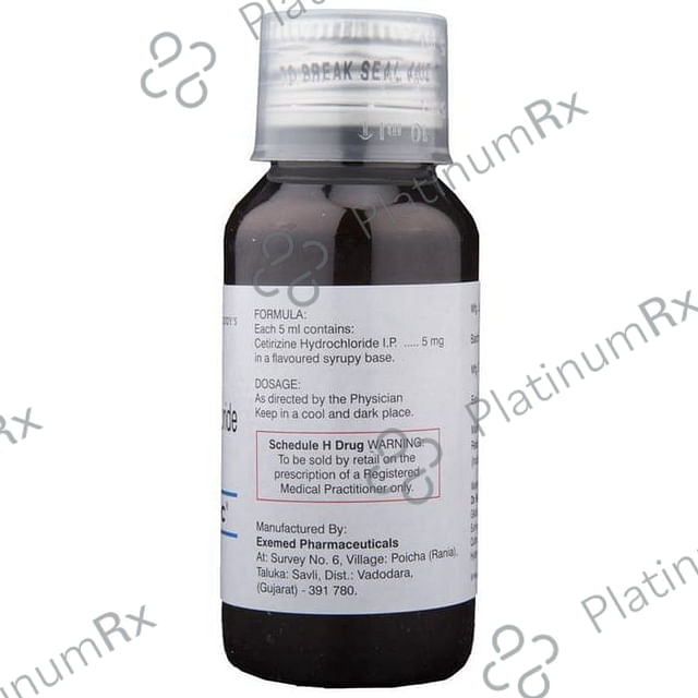 Zyrtec 5mg Syrup 60ml