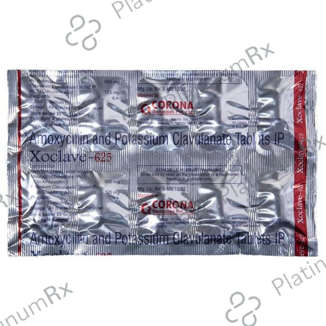Xoclave 625mg Tablet 10s