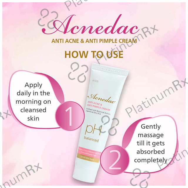 Acnedac Anti Acne & Anti Pimple Cream (25gm Each) 6 Tube