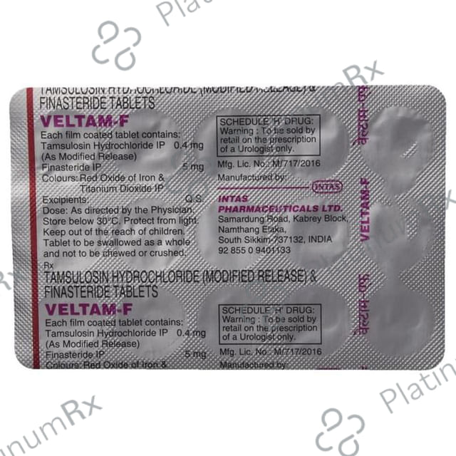 Veltam F 0.4/5mg Tablet MR 15s