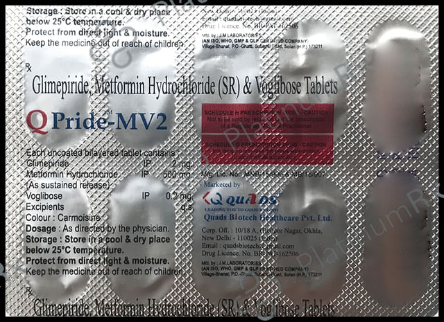 QPride MV2/500/0.2mg Tablet SR 10s