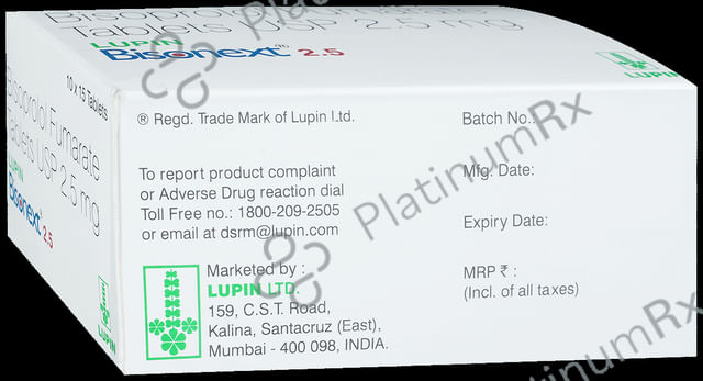 Bisonext 2.5mg Tablet 15s