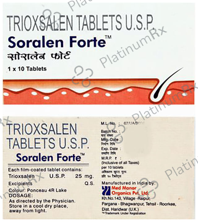 Soralen Forte 25mg Tablet