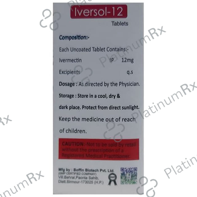 Iversol 12 Tablet