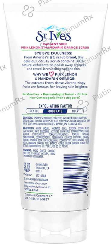 St. Ives Gentle Smoothing Oatmeal Scrub & Mask 170gm