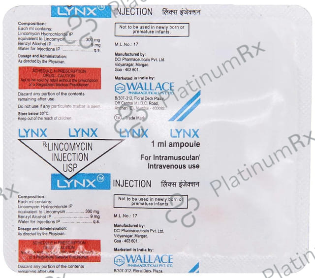 Lynx 300mg Injection 1X2ml