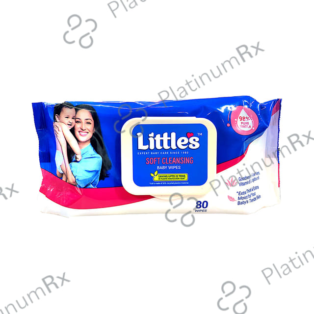 Little's Soft Cleansing Baby Wipes with Lid