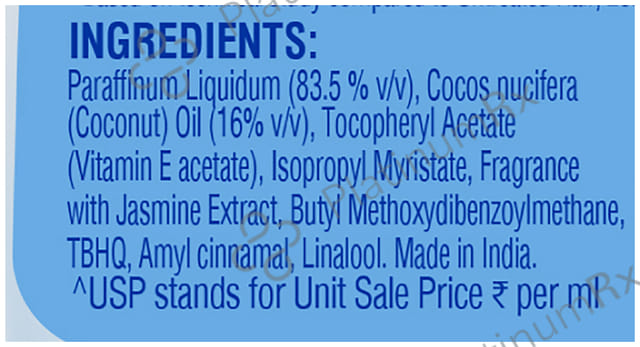 Parachute Advansed Jasmine Gold Hair Oil with 8x Vitamin E - For Strong & Shiny Hair - Non-Sticky 500 ml