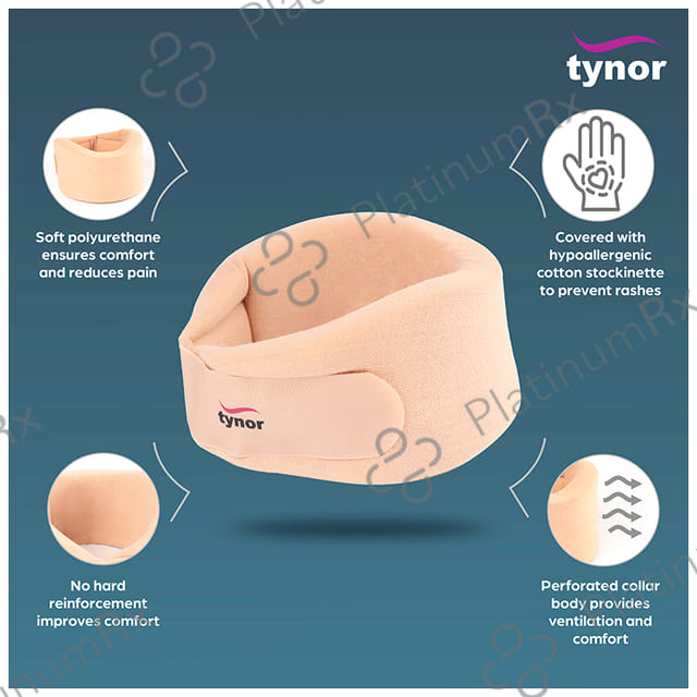 Tynor B 07 Cervical Collar Soft Medium 1s