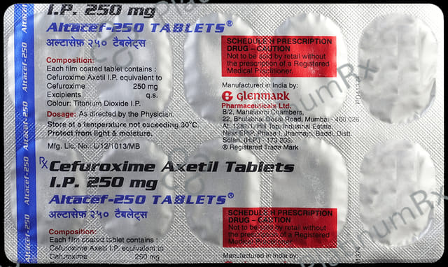 Altacef 250mg Tablet 10s
