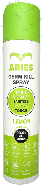 Aries Germ Kill Spray (310ml Each) Lemon 1 Bottle