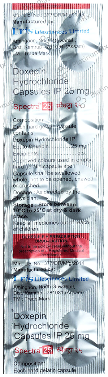 Spectra 25mg Capsule 10s