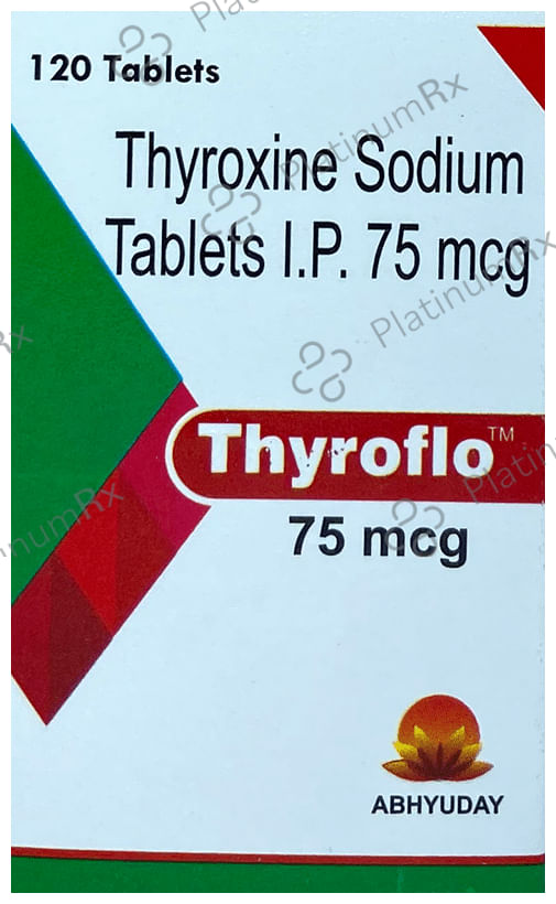 Thyroflo 75mcg Tablet 120s