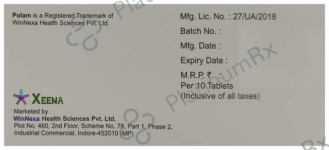 Polam T 75/10mg Tablet 10s