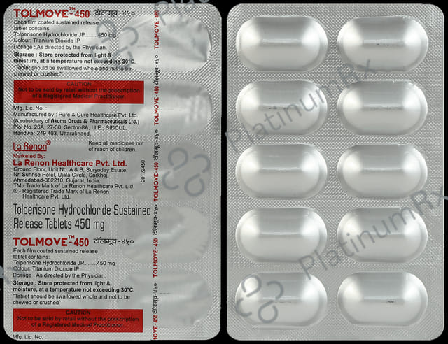 Tolmove 450mg Tablet SR