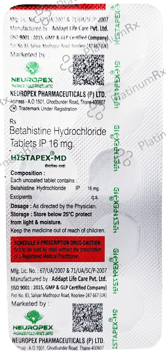 Histapex-MD Tablet