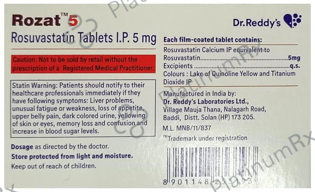 Rozat 5mg Tablet 15s