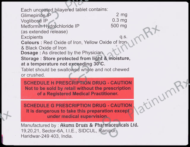 Switglim MV 2/500/0.3mg Tablet ER 10s