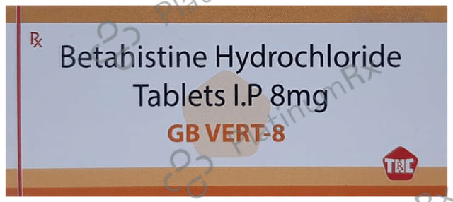 GB Vert 8mg Tablet 10s