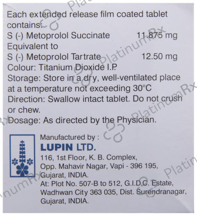 Starcad Beta ER 12.5mg Tablet 10s