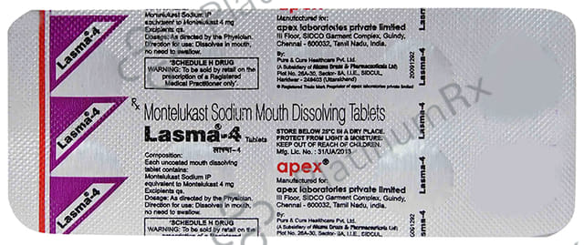 Lasma 4mg Tablet 10s