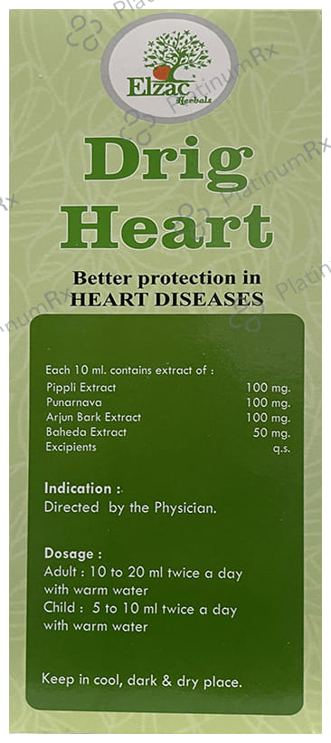 Elzac Drig Heart Syrup