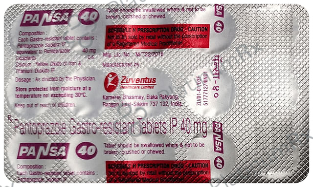 Pansa 40 Tablet 15 Tablet