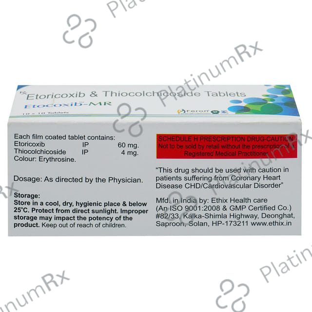 Etocoxib MR 60/8mg Tablet 10s