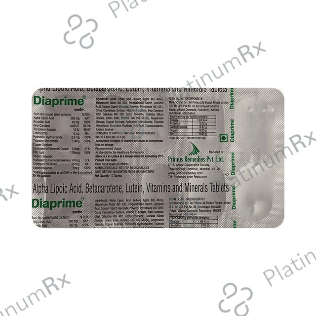 Diaprime Capsule 10s