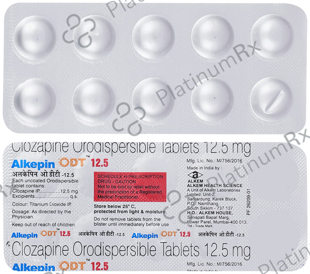 Alkepin Odt 12.5mg Tablet 10s