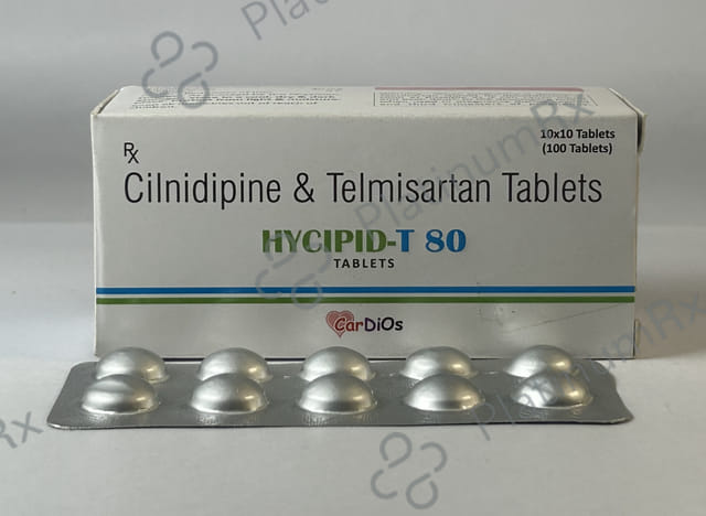 Hycipid T 80/10mg Tablet 10s