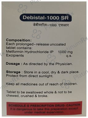 Debistal 1000 SR Tablet