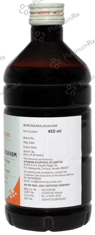 Sitaram Ayurveda Bhrungarajasavam