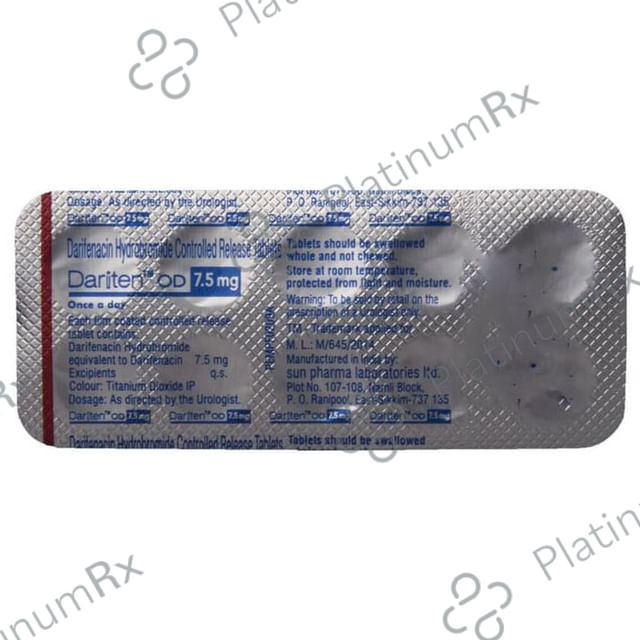 Dariten OD 7.5mg Tablet PR 10s