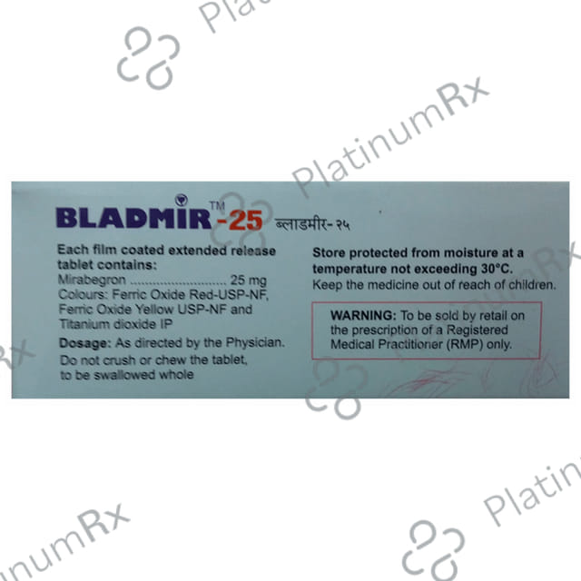 Bladmir ER 25mg Tablet 10s