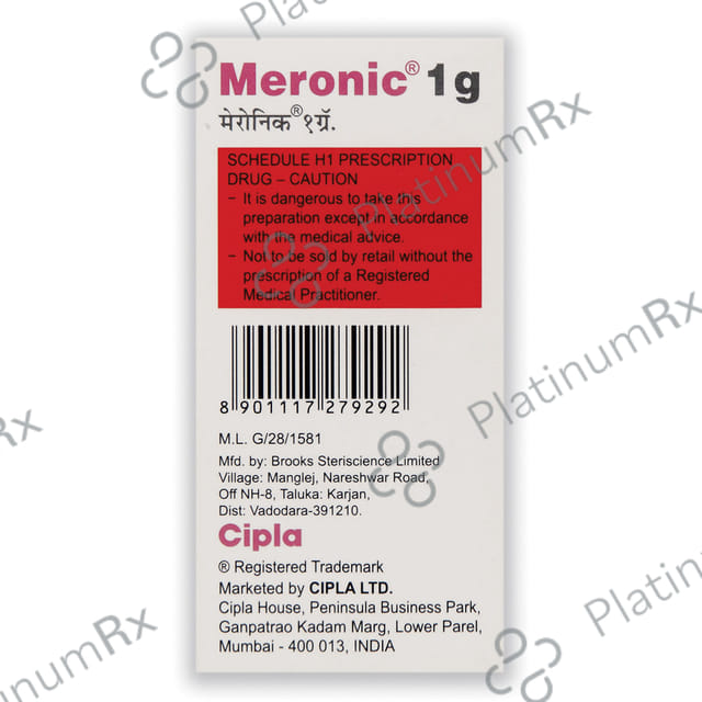 Meronic 1000mg Injection