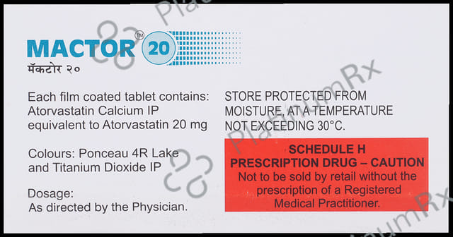 Mactor 20mg Tablet 10s