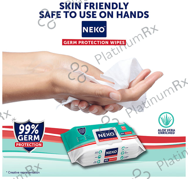 Neko Germ Protection Wipes with Aloe Vera