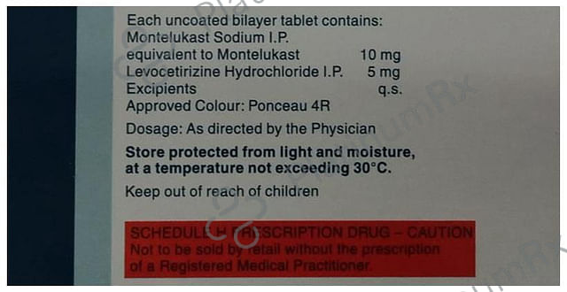Infinair 10/5mg Tablet 10s
