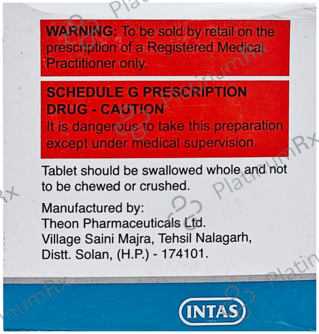 Linero DM 1000/10/5mg Tablet 10s