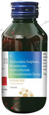 Bromline 4/50/1.25mg Expectorant 100ml