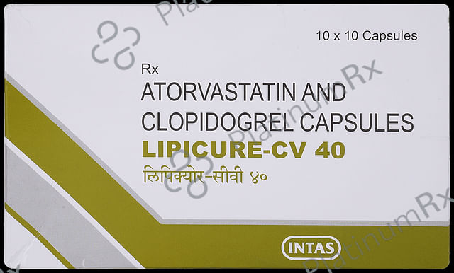 Lipicure CV 40/75mg Capsule 10s