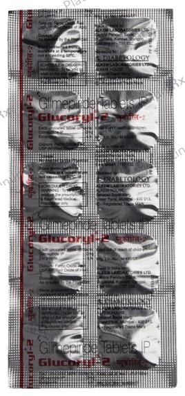 Glucoryl 2mg Tablet 10s