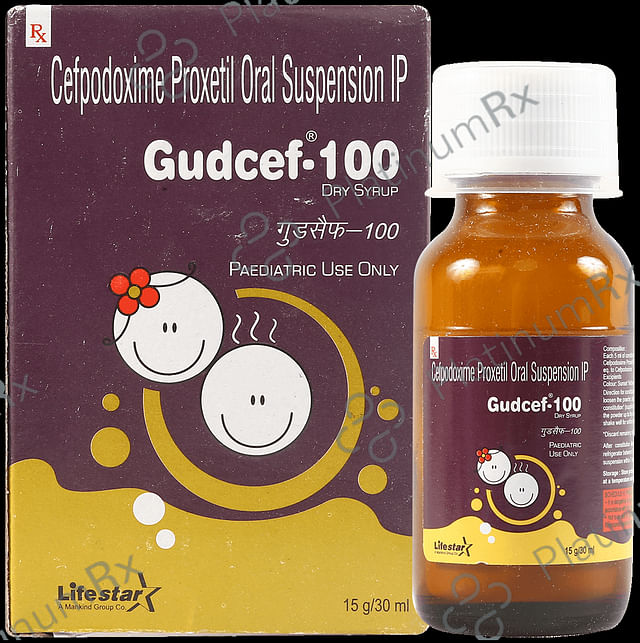 Gudcef 100mg Syrup 30ml