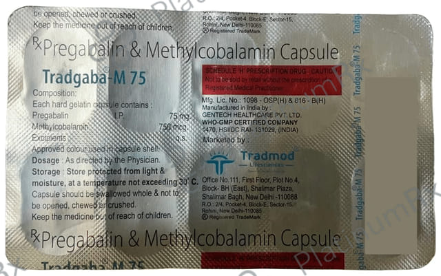 Tradgaba-M 75 Capsule